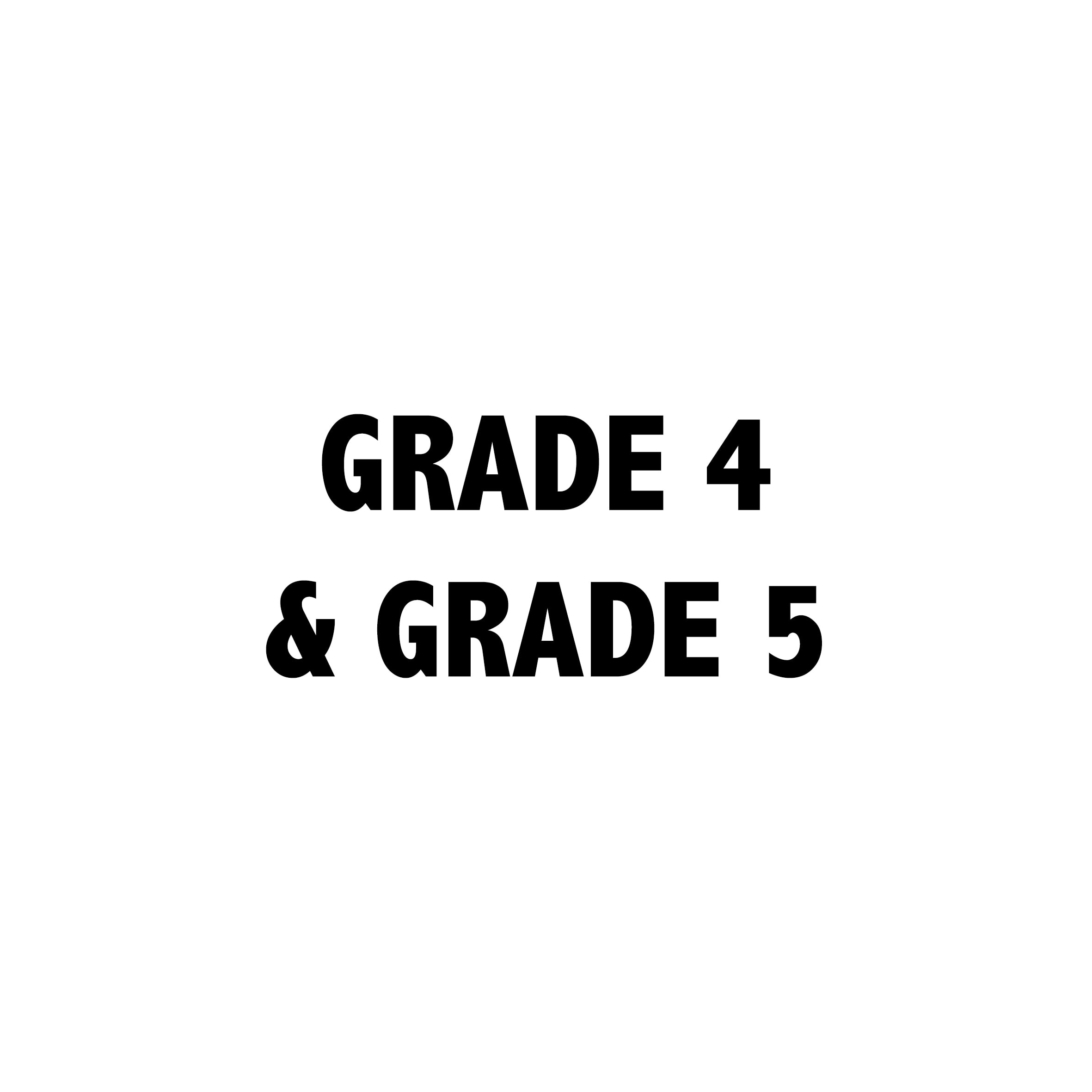 Grade 4 Grade 5